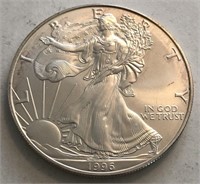 1996 UNC America Silver Eagle Dollar