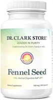 Dr. Clark Store Fennel Seed, 550 mg 100 capsules