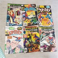 6-1970's Spiderman and Spidey Comics