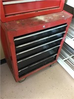 5 drawer Craftsman roll around tool box - no keys