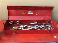 Husky tool box with tools