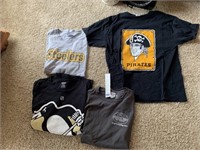 PIRATES, PENGUINS, STEELER XL SHIRTS