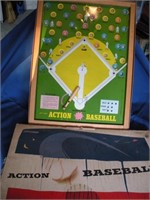 Action Baseball Game Metal & Marble