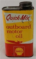 SHELL OUTBOARD MOTOR OIL IMP. QT CAN