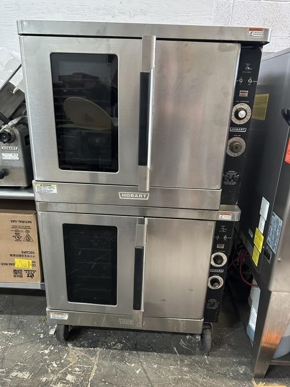 Hobart doublestack convection ovens - electric