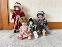 Repro Collectible China Dolls and other