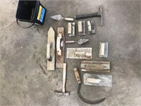 Cement finishing tools and Corn Knife