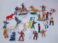 Collection of Vintage Plastic Figures