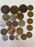 20 Old Foreign Coins