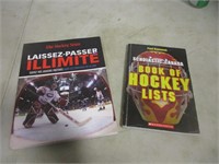 2 Livres sur le Hockey.