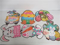Easter Decoration Signs With Stakes (6 Pack)