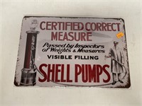 Vintage-Looking Metal Repo Sign (12x8in)