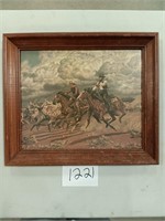 Vintage Cowboys and Stampede Picture  20x17