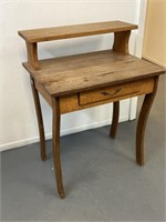 Vtg. Small Wooden Writing Table