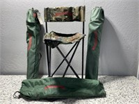 *Lot: 3 American Camper Tri-Collapse Chairs w/Bags