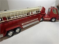Vintage Ny-Lint Aerial Hook N Ladder Fire Truck