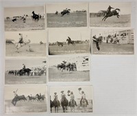 Sheridan, Wyoming Rodeo Real Photo Post Cards