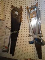 Misc. hand saws, coping saws, etc.