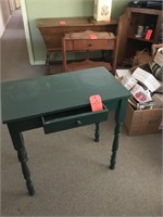 Painted table with drawer