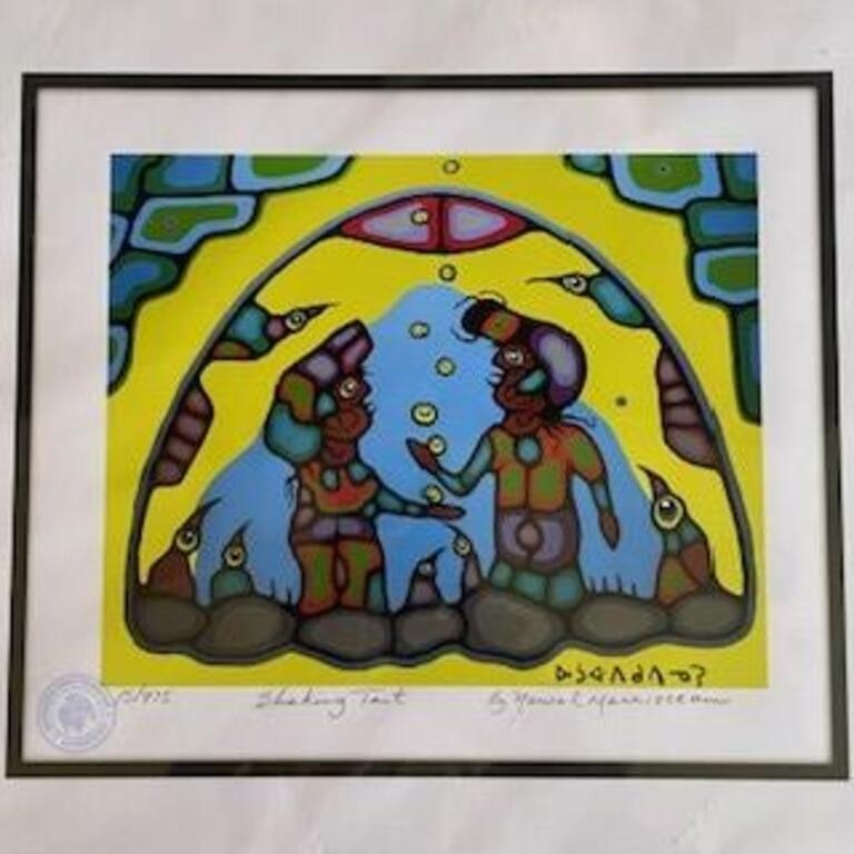 "Shaking Tent" By Norval Morrisseau Ltd  Edition