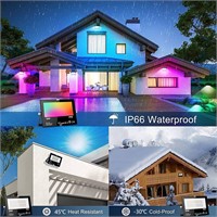 NEW LED Flood Light Outdoor 30W RGB Color Changing