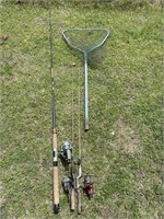 Fishing Pole and Net