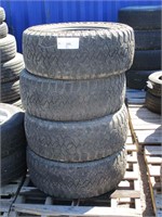 (4) 33X12.50R18LT Tires