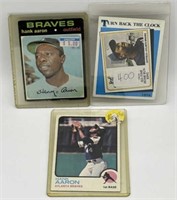 1970’s Hank Aaron Baseball Cards