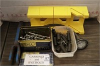 EYE BOLTS SPRING MITER BOX AND OTHER