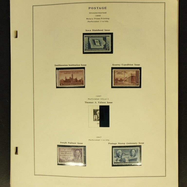 US Stamps Mint NH 1946 to 1975, Mint single use is