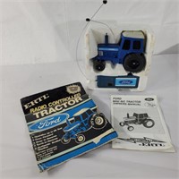 Vintage ERTL radio controlled Ford tractor,