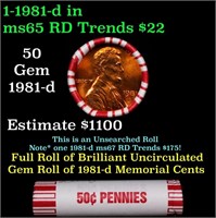 1-10 FREE BU RED Penny rolls with win of this 1981