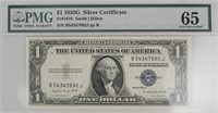 $1 1935G SILVER CERTIFICATE FR#1616 SMITH MS 65