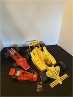 Plastic Race Cars