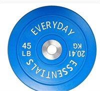 45lb Olympic Bumper Plate Weight Plate, Blue