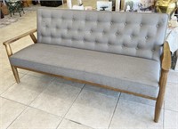 Stylish wood frame sofa MCM Style!