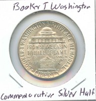 Booker T. Washington Commemorative Silver Half