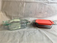 Clear Glass Pyrex Casserole Dishes