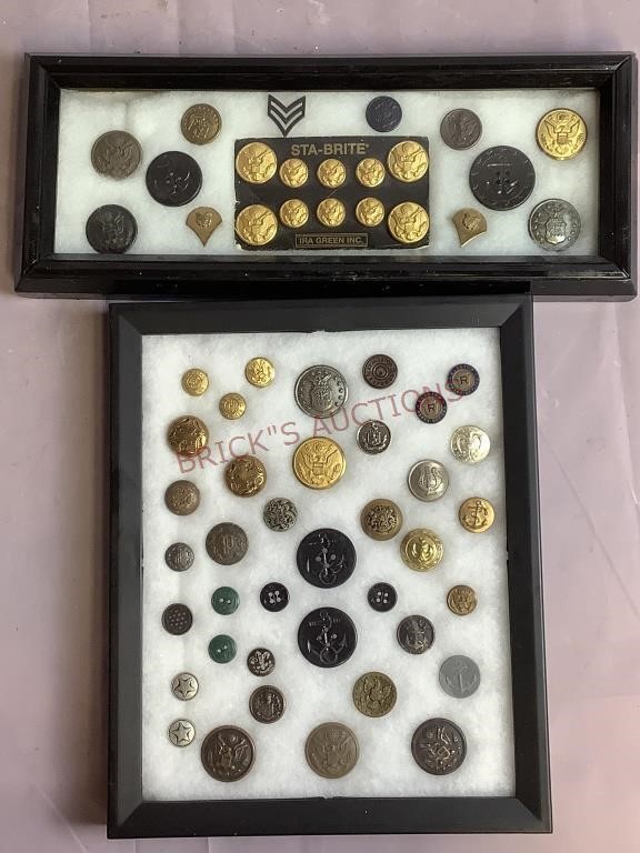 Military Button and Pin Collection