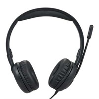 onn. USB On-Ear Stereo Headset with Rotating Boom