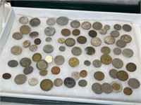 LARGE LOT VINTAGE FOREIGN COINS