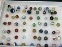 LARGE LOT VINTAGE MARBLES – HOLDER NOT INCLUDED