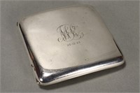 George V Sterling Silver Cigarette Case,