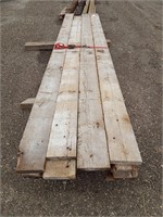 Pallet of mostly 2x8's; most are 10'-12' long; qty