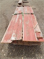 Pallet of barn boards; approx. 8' long