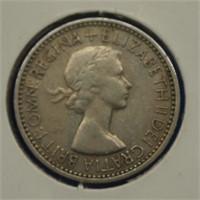 1953 England One Shilling