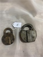 (2) RR Locks-No Keys