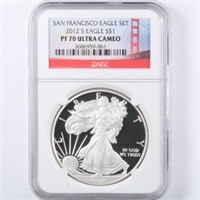 2012-S Proof Silver Eagle NGC PF70 UC