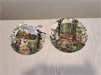 2 Wedgwood Collector Plates 4739A The