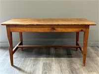 Rustic Pine Kitchen Table, Top is One Piece